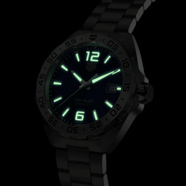 Montre TAG Heuer Formula 1 quartz cadran bleu bracelet acier 41 mm