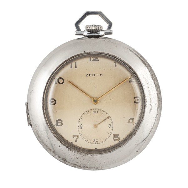 Zenith pocket watch with Argus watch guard Circa late 1960