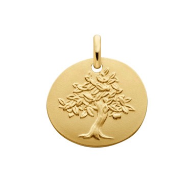 Médaille galet Arthus Bertrand Arbre de vie en or jaune J3067X0000