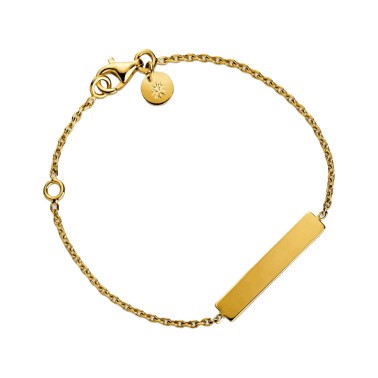 Gourmette Arthus Bertrand Réglisse en or jaune