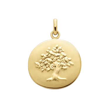 Médaille de Baptême Arthus Bertrand Arbre de Vie en or jaune