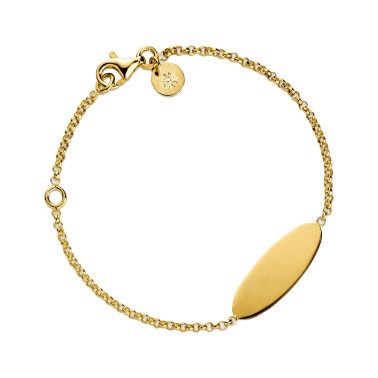 Gourmette Arthus Bertrand Calisson en or jaune J1804X0000