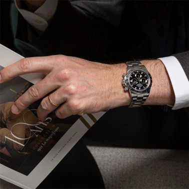 Montre Rolex Daytona acier Ref. 116520 Full Set 2009 40 mm