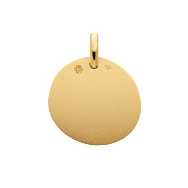 Médaille galet Arthus Bertrand Colombe en or jaune J3068X0000