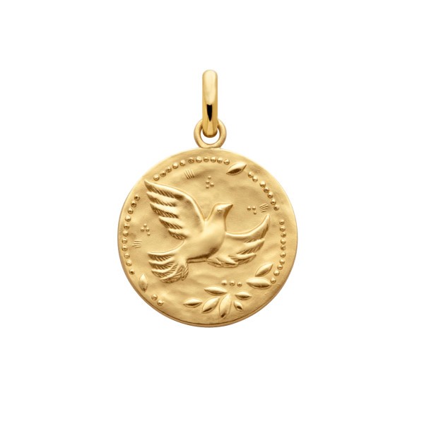 Médaille Arthus Bertrand Colombe aux étoiles en or jaune