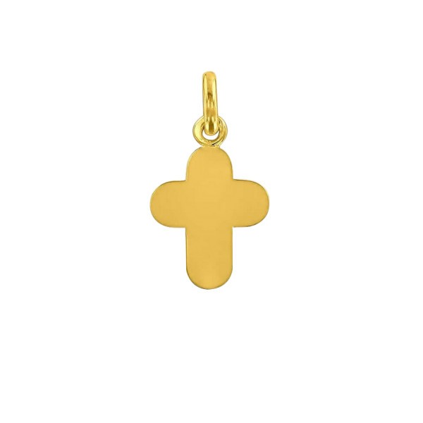 Pendentif Arthus Bertrand Croix arrondie en or jaune