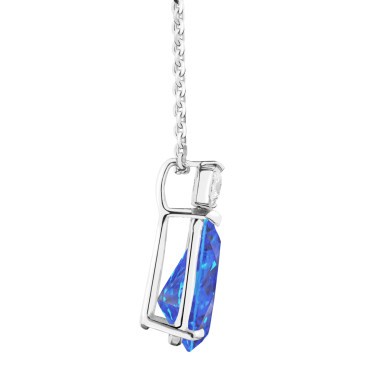 Collier Lepage Jacques en or blanc et saphir LEC6S8X6CG