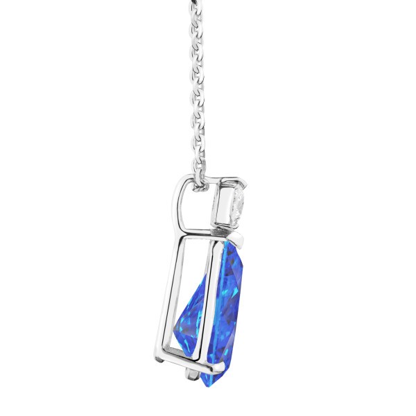 Collier Lepage Jacques en or blanc et saphir LEC6S8X6CG