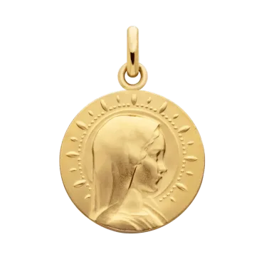 Médaille Arthus Bertrand Vierge jeune étoilée en or jaune J9380X0000