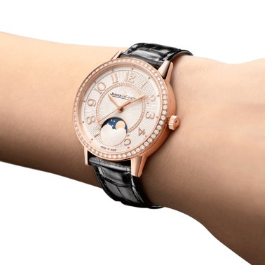 Montre Jaeger-LeCoultre Rendez-Vous Classic Moon automatique lunette sertie 34 mm Q3572430
