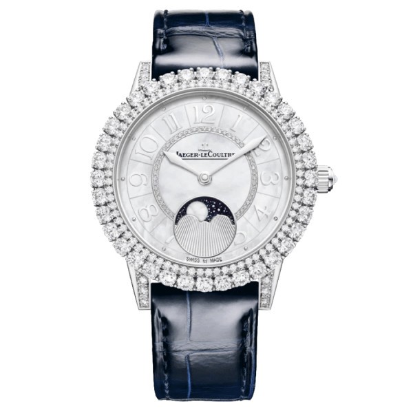 Jaeger-LeCoultre Rendez-Vous Dazzling Moon automatic white gold watch bezel set 36 Q3523570