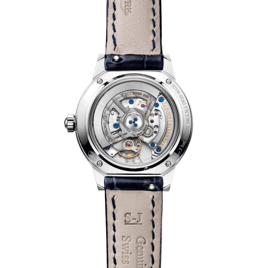 Jaeger-LeCoultre Rendez-Vous Classic Night & Day automatic watch blue leather strap 29 mm 3468430