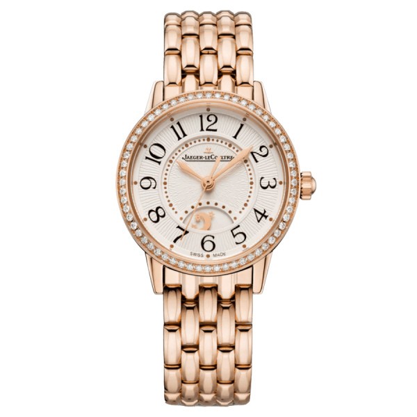 Jaeger-LeCoultre Rendez-Vous Classic Night & Day Rose gold automatic watch bezel set silver dial rose gold bracelet 29 mm Q34621