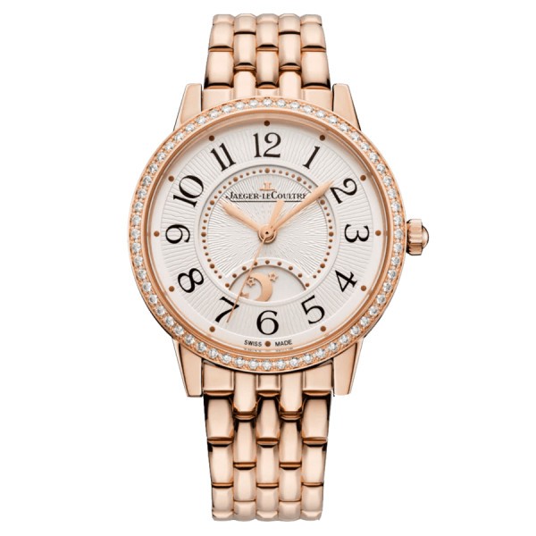 Jaeger-LeCoultre Rendez-Vous Classic Night & Day Automatic rose gold watch bezel set 34 mm Q3442130