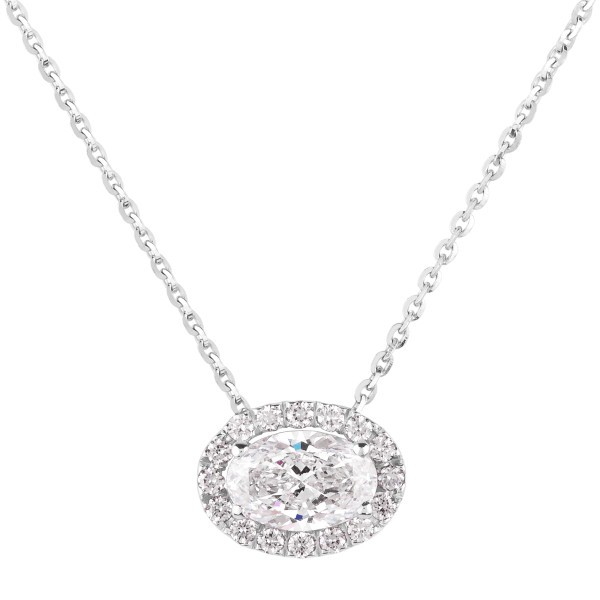 Collier Lepage Eléanor en or blanc et diamants LEC16D6X4CG