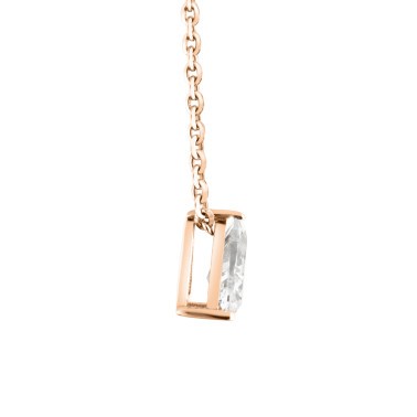 Collier La Sublime en or rose et diamant LES19221DCR