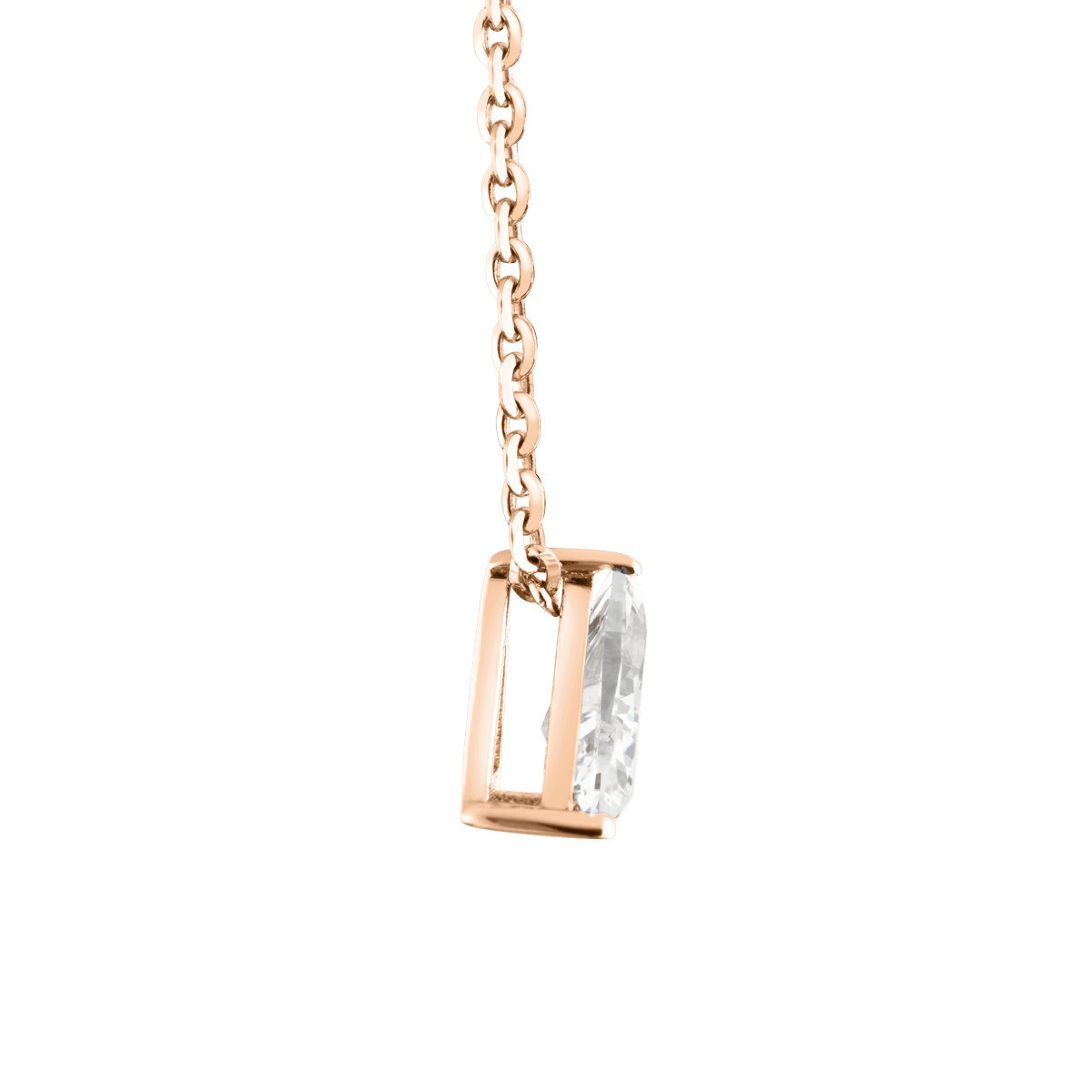 Collier La Sublime en or rose et diamant LES19221DCR