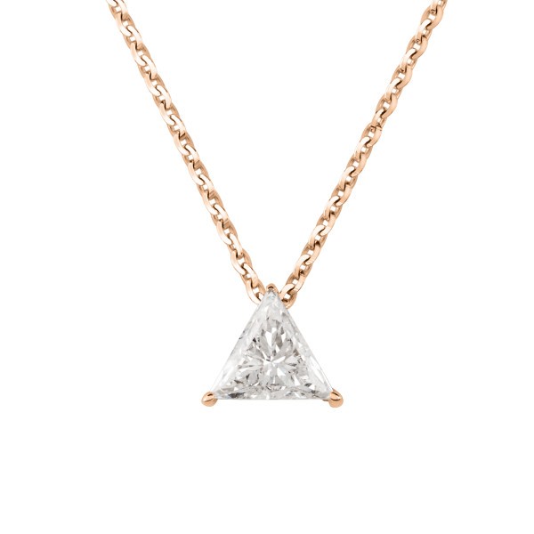 La Sublime necklace in pink gold and diamond