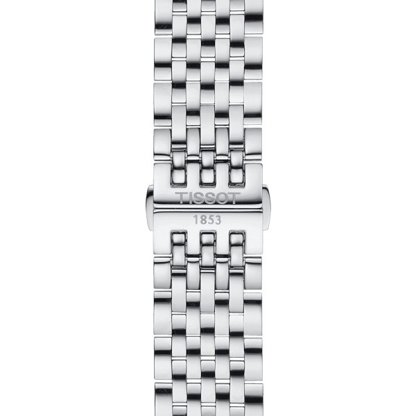 Montre Tissot T-Classic Tradition quartz cadran argent bracelet acier 42 mm