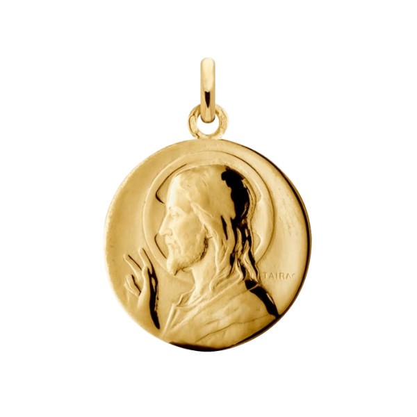 Médaille Arthus Bertrand Christ Benissant en or jaune