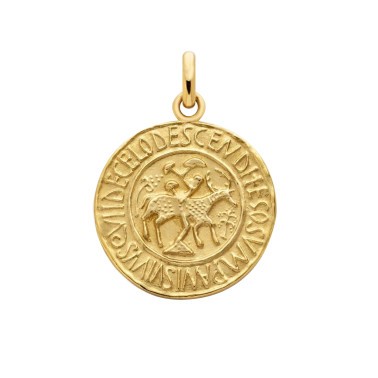 Médaille Etoile Or Jaune 16mm - Augis - Modèle Officiel