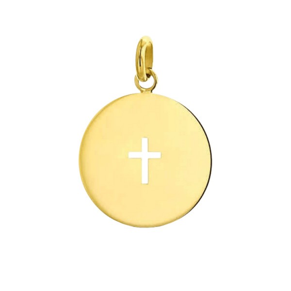 Pendentif Arthus Bertrand Croix Ouverte en or jaune