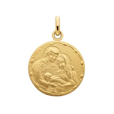 Médaille Arthus Bertrand Sainte Famille en or jaune