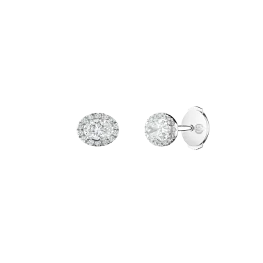 Earrings Lepage Eléanor in white gold and diamonds