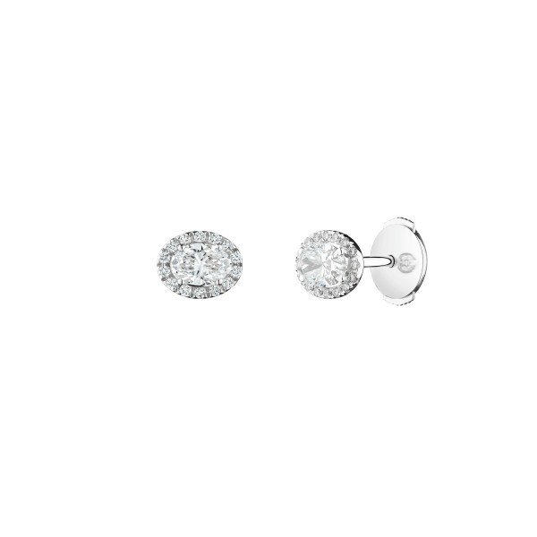 Earrings Lepage Eléanor in white gold and diamonds