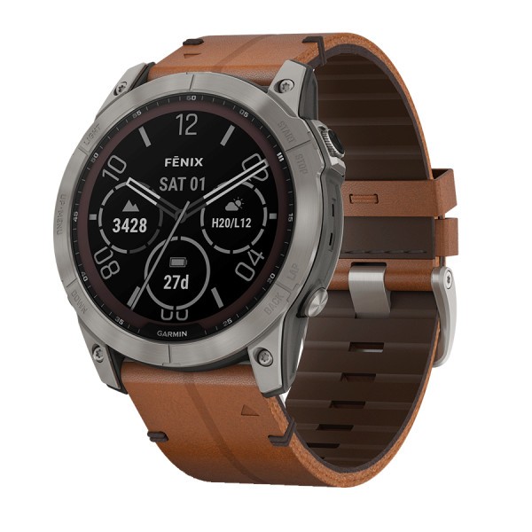 Garmin Fenix 7X Sapphire Solar Titane 0100254119 Lepage