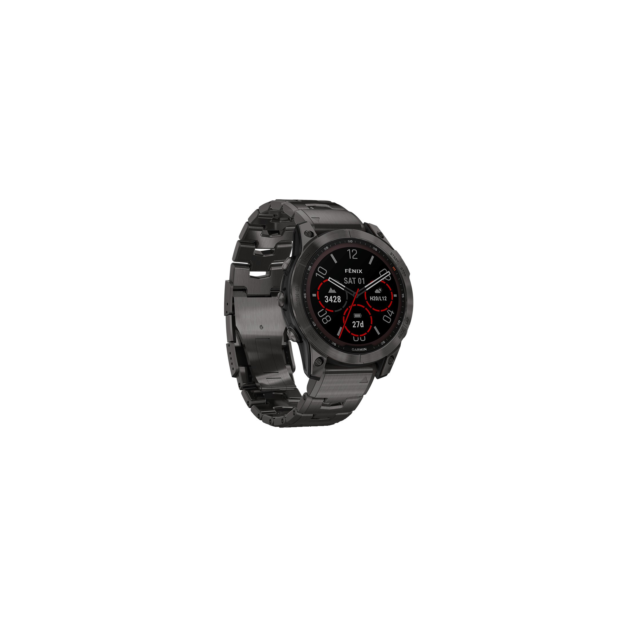 Garmin Fenix Sapphire Solar Titane 010-02540-39 Lepage