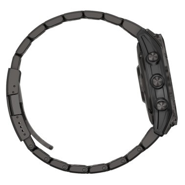 Montre Garmin Fénix 7 Sapphire Solar Titane Carbon Gray DLC bracelet titane Gray DLC 47 mm