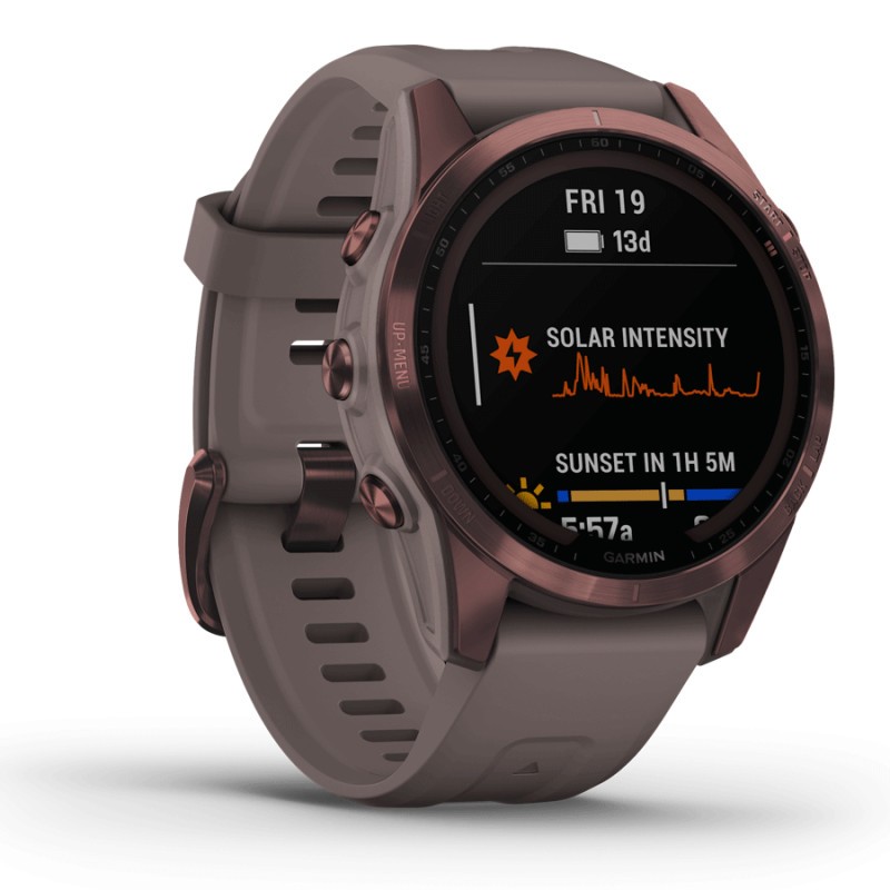 Montre Garmin Fénix 7S Sapphire Solar Bronze 0100253929 Lepage