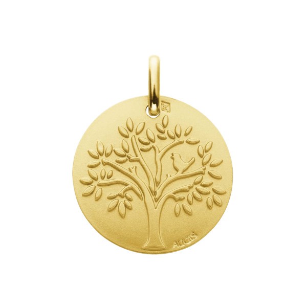 Médaille Augis Arbre de Vie Oiseau en or jaune 18 mm J9030X0000