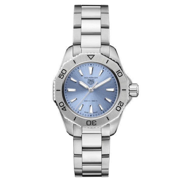 Montre TAG Heuer Aquaracer Professional 200 quartz cadran bleu bracelet acier 30 mm