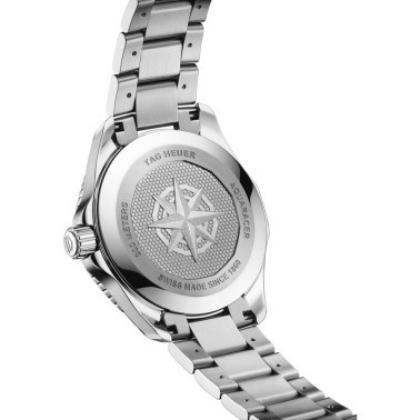 Montre TAG Heuer Aquaracer Professional 200 quartz cadran argent bracelet acier 40 mm WBP1111.BA0627