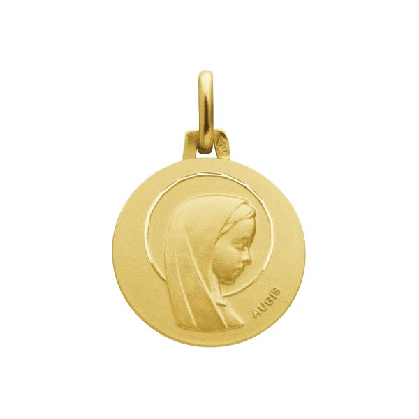 Médaille Augis Vierge Auréolée en or jaune 16 mm J4959X0000
