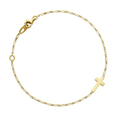Bracelet Augis Croix en or jaune J7550X0000