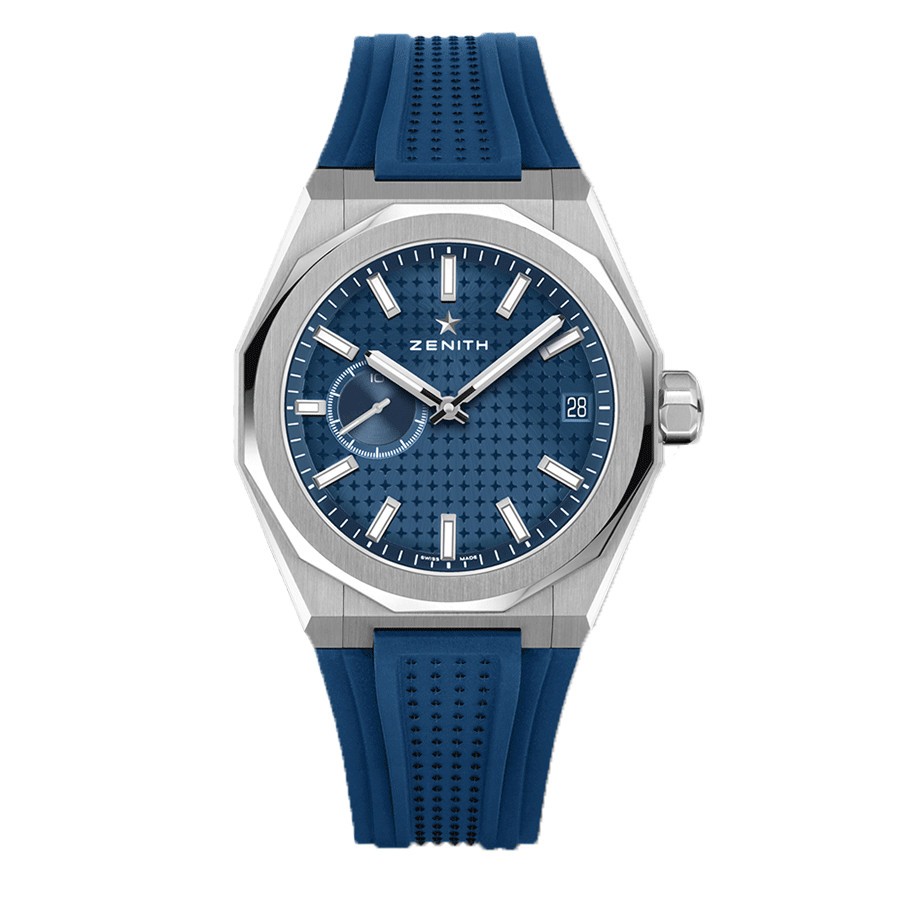 Montre Zenith Defy Skyline El-Primero automatique cadran bleu bracelet acier 41 mm