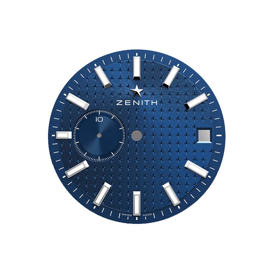 Montre Zenith Defy Skyline El-Primero automatique cadran bleu bracelet acier 41 mm