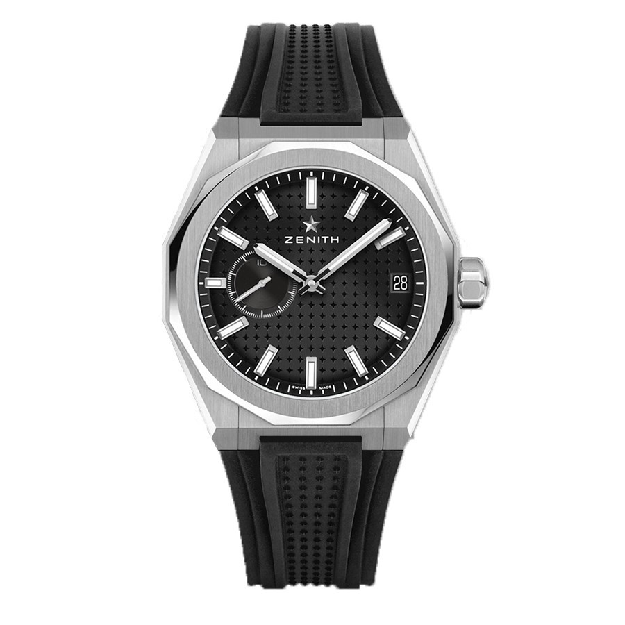 Zenith Defy Skyline El-Primero automatic watch black dial steel bracelet 41 mm