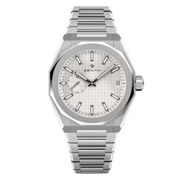 Zenith Defy Skyline El-Primero automatic watch silver dial steel bracelet 41 mm
