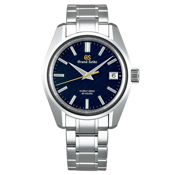 Grand Seiko Heritage 44GS Limited Edition 55th Anniversary Automatic Hi-Beats watch blue dial steel bracelet 40 mm