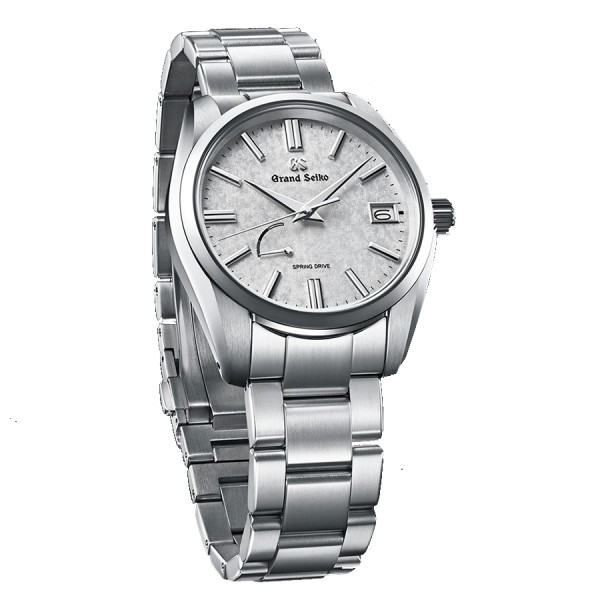 Montre Grand Seiko Heritage Spring Drive cadran blanc bracelet acier 40 mm