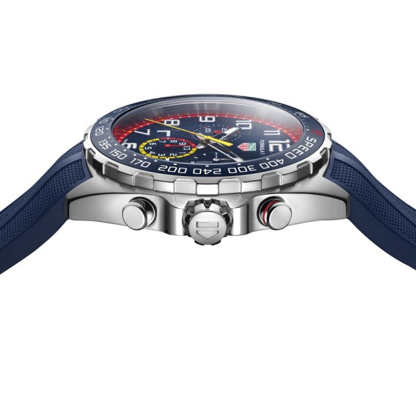 TAG Heuer Formula 1 Special Edition Red Bull Racing watch quartz blue dial blue rubber strap 43 mm CAZ101AL.FT8052