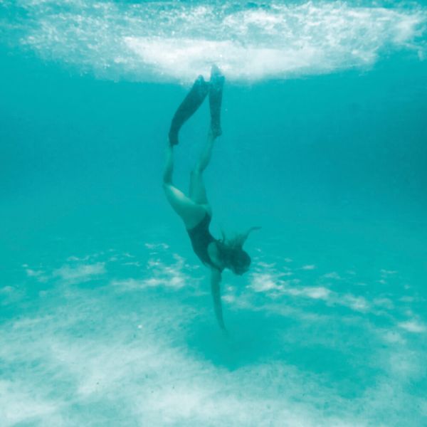 Collier Ginette NY Ever Disc Jumbo en or rose et chrysocolle - EVECH1