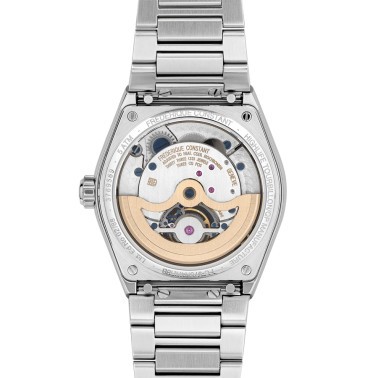 Montre Frédérique Constant Highlife Tourbillon Perpetual Calendar Manufacture automatique cadran squelette bracelet acier 41 mm