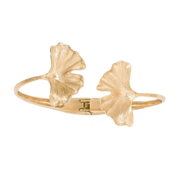 Bracelet Aurélie Bidermann Ginkgo or jaune GINBR01