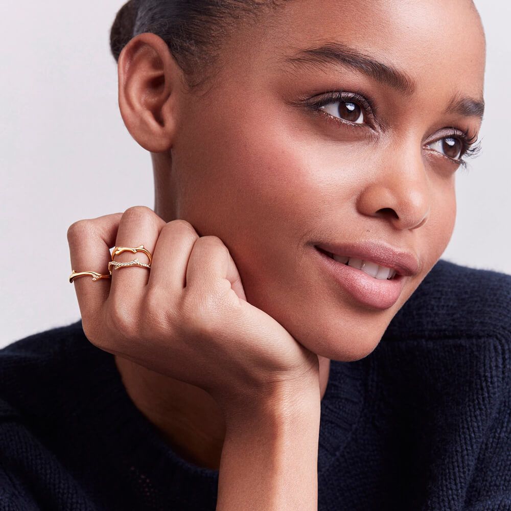 Dior Bois de Rose ring in yellow gold- Lepage