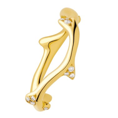 Bague Dior Bois de Rose en or jaune et diamants JBDR95034 - JBDR95033